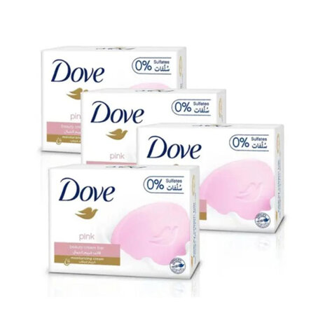 Dove Beauty Cream Soap Pink 125 Gm X4