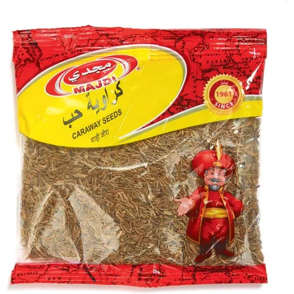 MAJDI WHOLE CARAWAY SEEDS PREMIUM TRADITIONAL AROMATIC SPICE 80G
