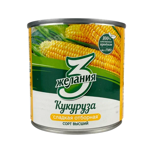 3 Желания жүгөрүсү конс. 340г ж/б