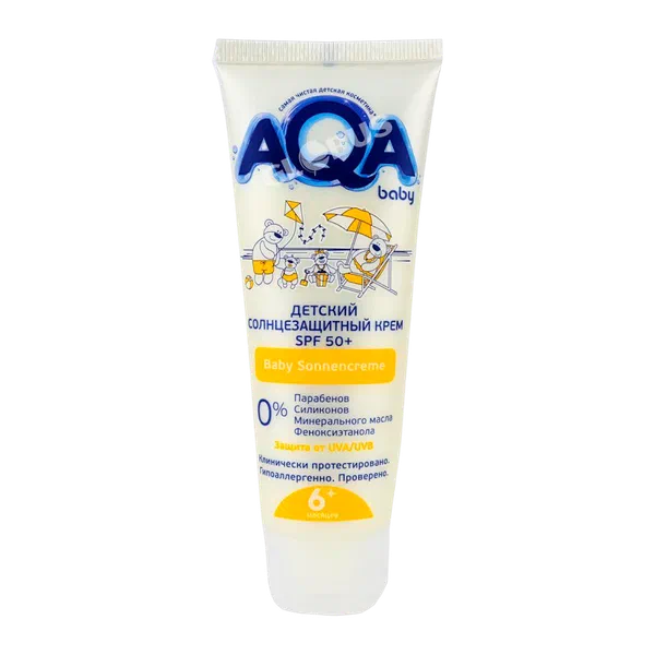 AQA baby солнцезащит SPF 50+ крем 75мл