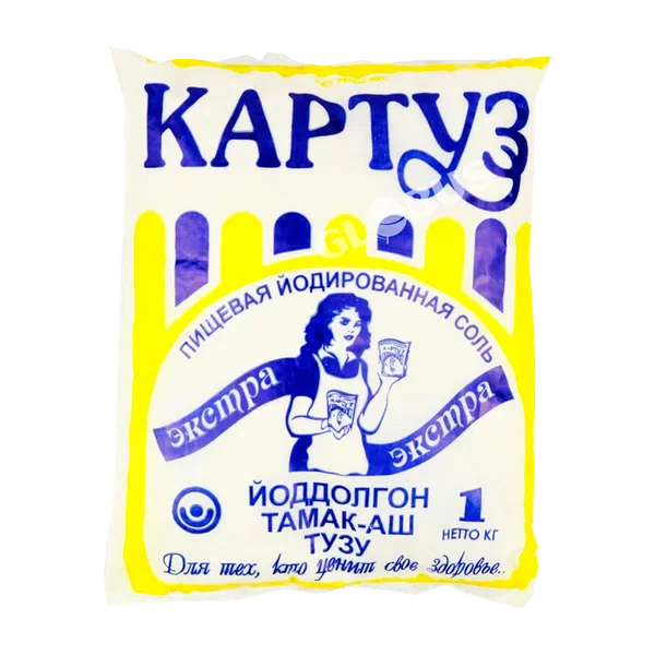 Соль Картуз-Экстра пищевая 1кг
