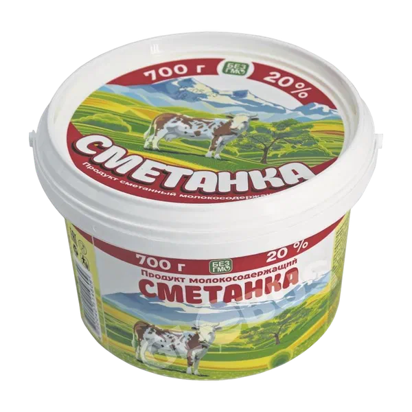 Сметанный продукт Умут и К 20% 700г п/ведро ЗМЖ