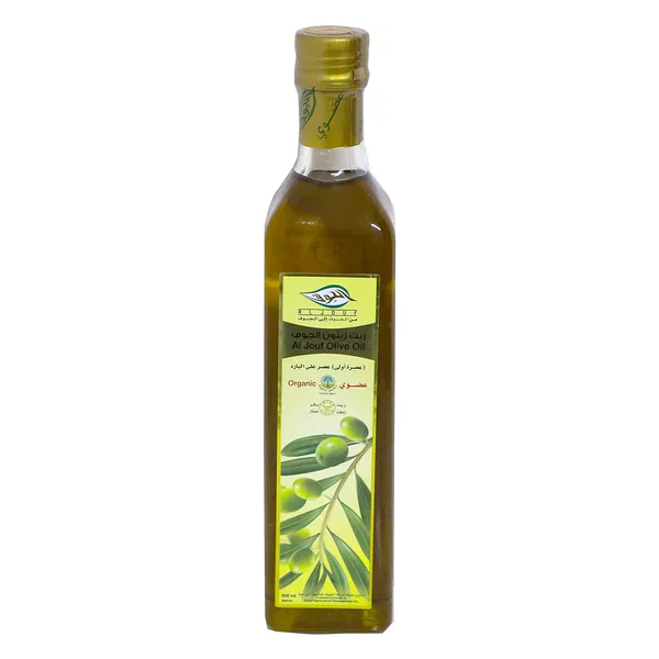 AL JOUF ORGANIC EXTRA VIRGIN OLIVE OIL 500ML PET BOTTLE