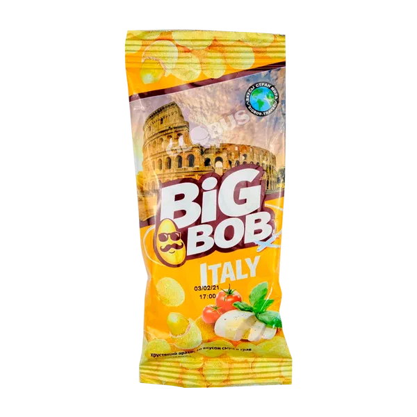 Орехи Big Bob Арахис сыр в оболочке 50г п/п Снек