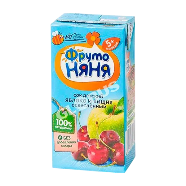 Сок дет.Фруто Няня ябл/вишня осветл. с 5мес 200мл