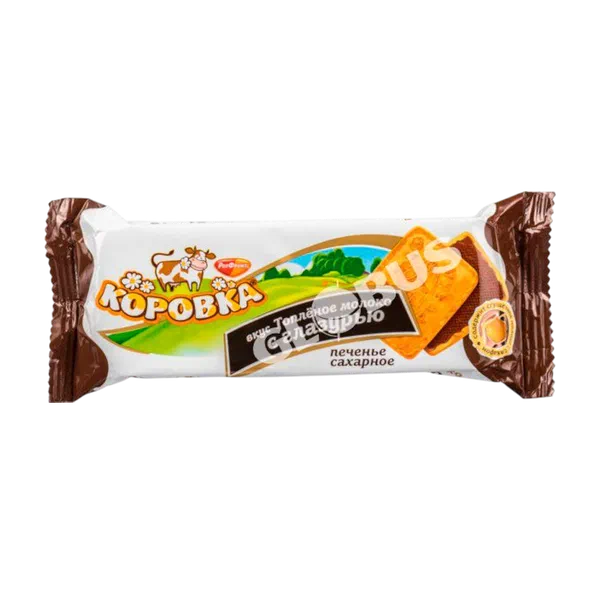 Печенье РотФронт Коровка с топл.мол. с глазурью 100г ОК