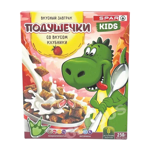 Spar клубника жаздыкчалары 250г куту