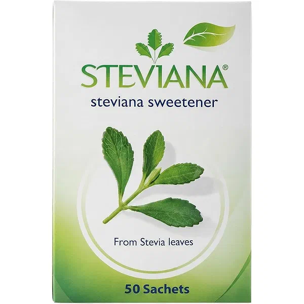 STEVIANA NATURAL LOW CALORIE SWEETENER 50X2.5G SACHETS