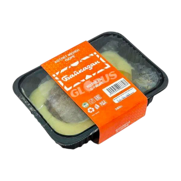 Готовый обед Пюре с котлетой 380 г СП