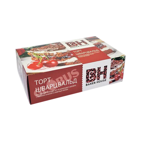 Торт Baker House Шварцвальд бисквитный 350г