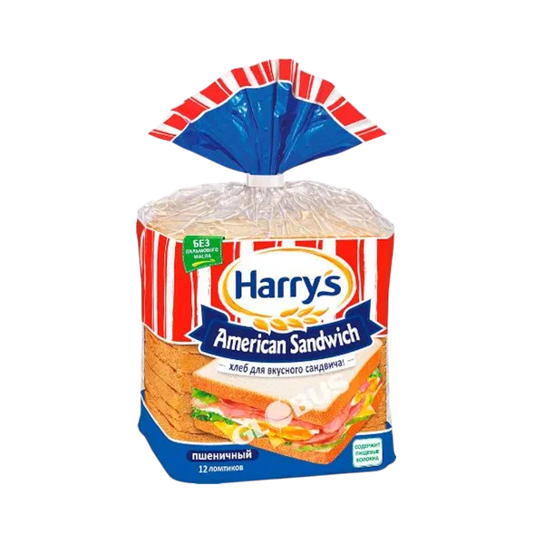 Хлеб для сэндвичей Harry's пшеничный 470г