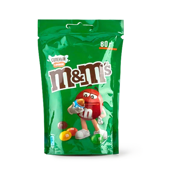 M&Ms туздалган жер жангак 80г
