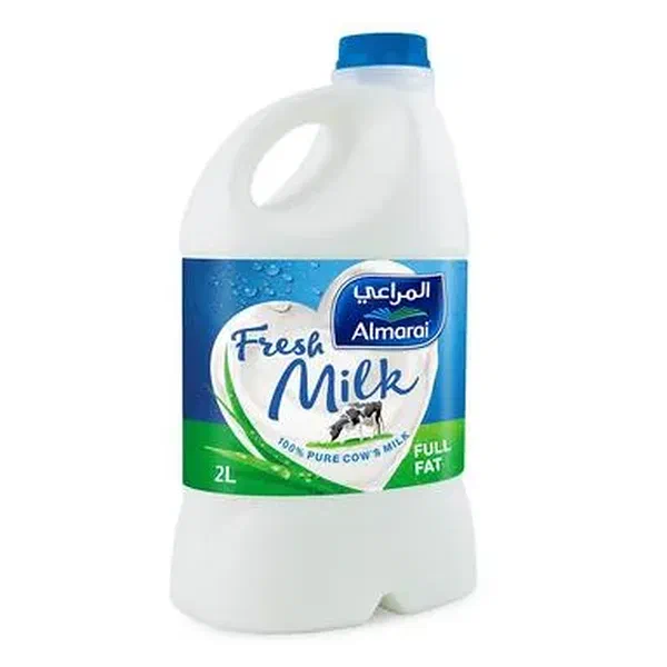 AL SAFI FRESH FULL FAT MILK LARGE FAMILY PACK 2 LITERS