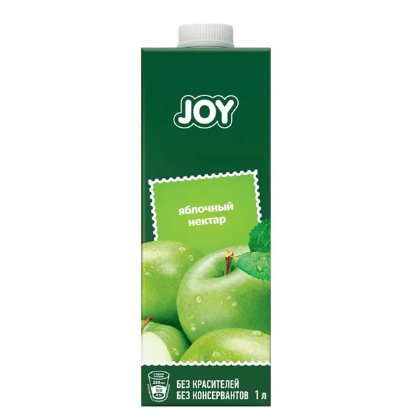 Нектар Joy яблоко 1л т/п Кыргызстан 12
