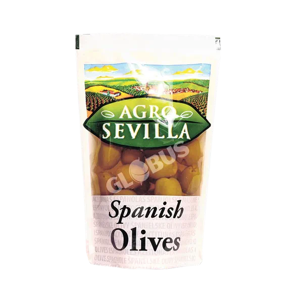 Оливки Agro Sevill конс.зел.б/к 200г д/п