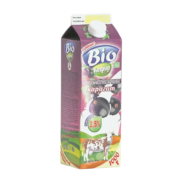 Кефир Умут и К Био смородина 2,5% 1000г п/п