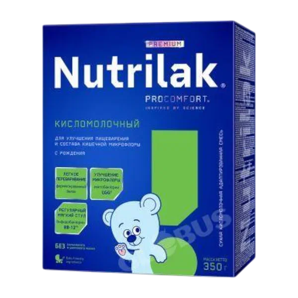 Смесь дет. Nutrilak Кисломол. с рож. 350г