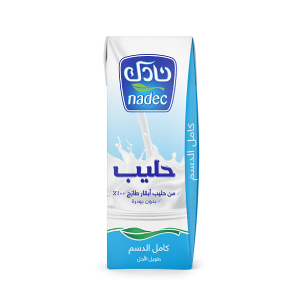 نادك حليب كامل الدسم طويل الصلاحية