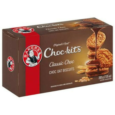 Bakers Biscuits Choc-Kits 200g