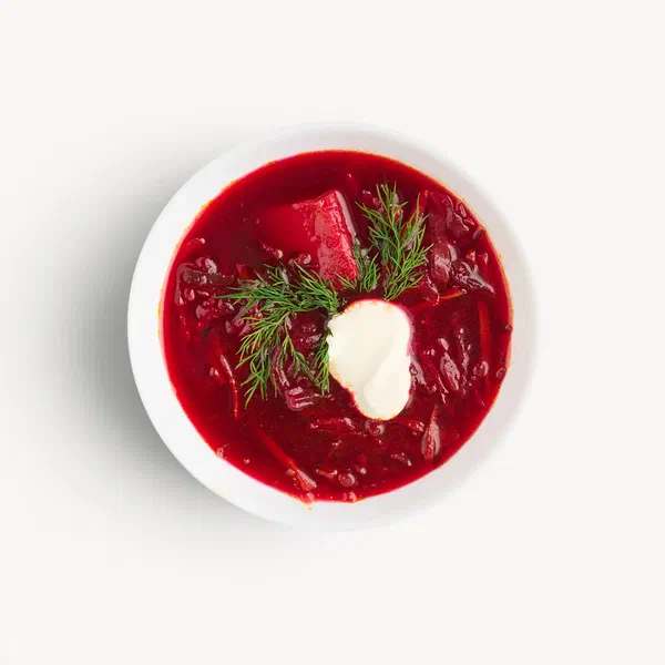 Готовый обед Борщ на мясном бульоне 400г СП