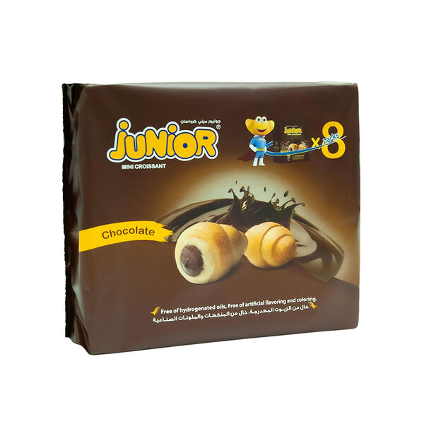 Junior Mini Croissant Chocolate  8X32Gm