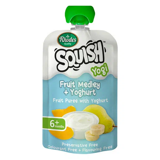 Squish Fruit Medley & Yoghurt Baby Food Pouch 110ml