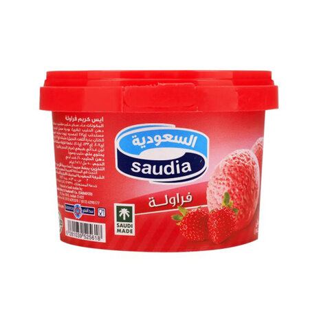Saudia Strawberry Ice Cream 500 Ml