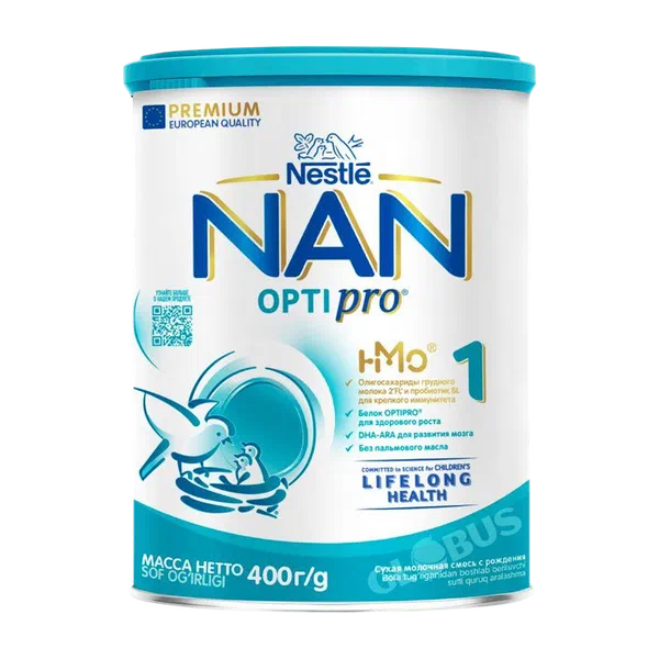 Смесь дет. Nan 1 с бифидобактериями 400г ж/б Nestle