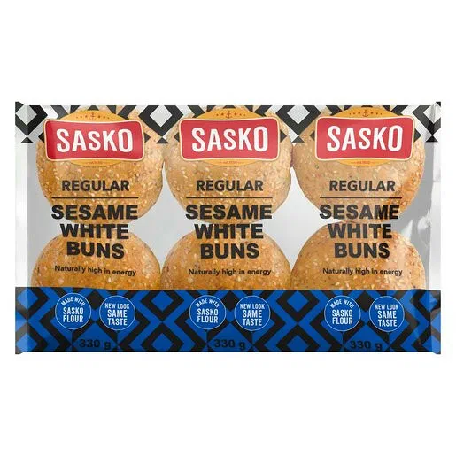 Sasko Regular Sesame Buns 6 Pack