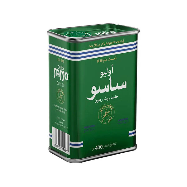 Sasso Olive Oil Can 400Ml