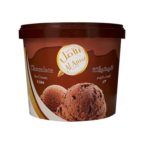 Al Amal Ice Cream Chocolate 2L