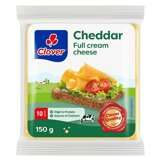 Clover Cheddar PP Slices 10x15g