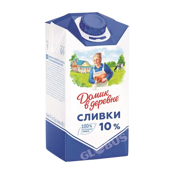 Сливки ДВД 10% 480г Бишкексут 12