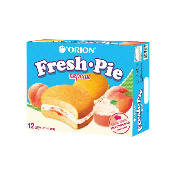 Orion Fresh Pie шабдалы печеньеси 300г