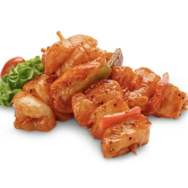 Oaklands Free Range Chicken Kebabs Peri Peri 500g