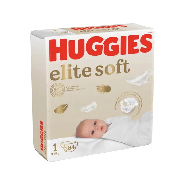 Подгузники детск Huggies Elite Soft 1 84шт