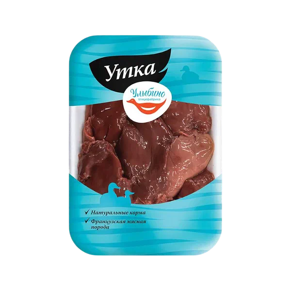 Печень утёнка Улыбино подл 500г РЦ
