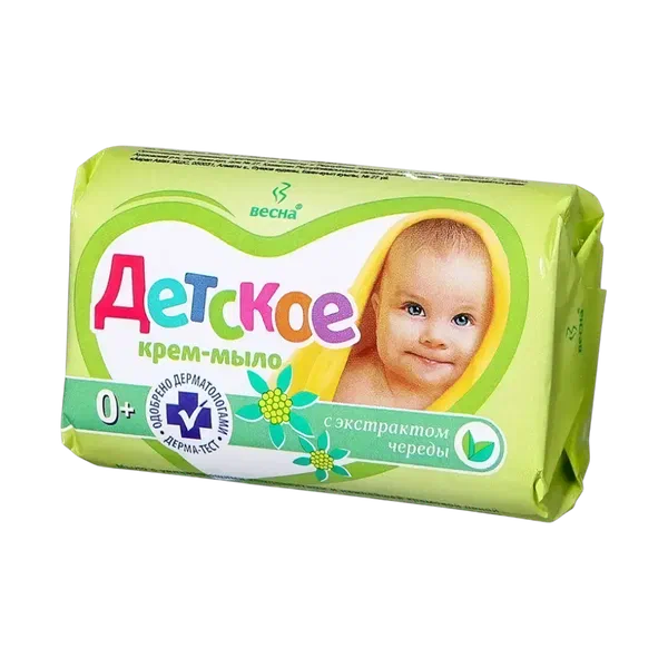 Мыло Весна экстракт череды детск 90г