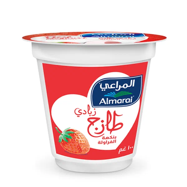 ALMARAI MAHER FRESH STRAWBERRY FLAVORED YOGURT 100G