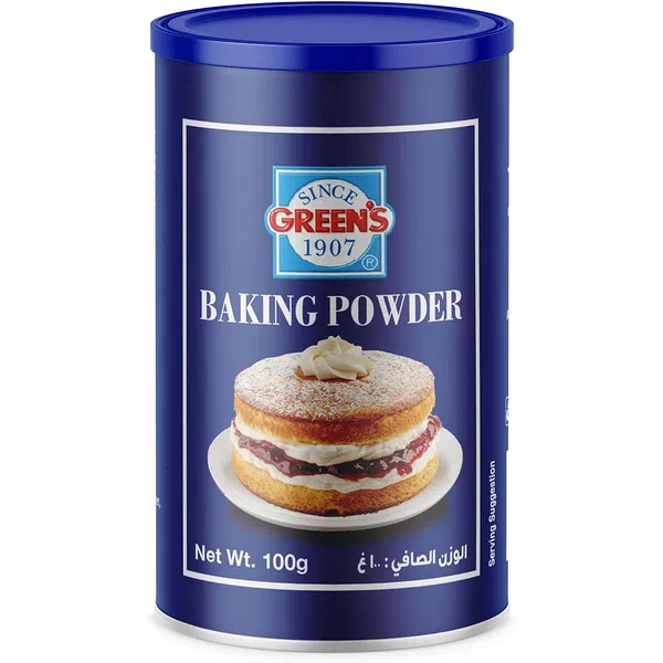 GREEN'S TRADITIONAL BAKING POWDER HIGH-PURITY LEAVENING 100G