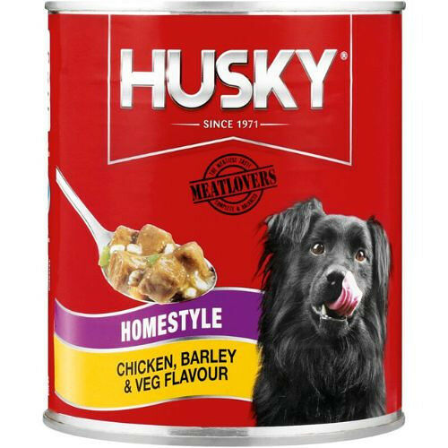 Husky Chicken Barley & Veg 385/400g