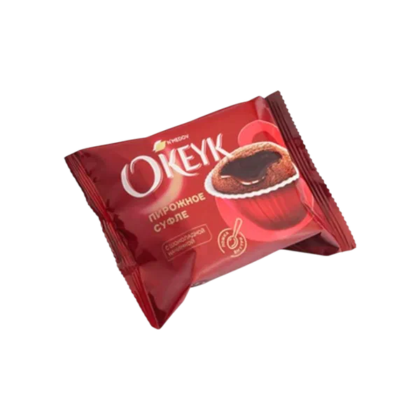 Okeyk кекс суфле шоколад м/н 70г пирожныйлары