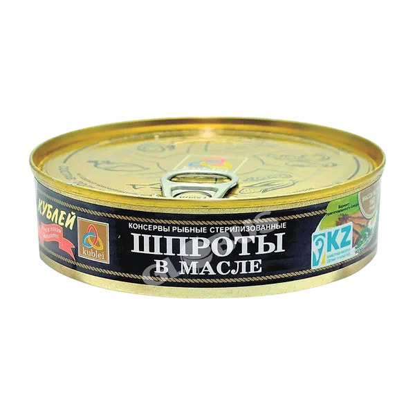Шпроты Кублей в масле 160г ж/б