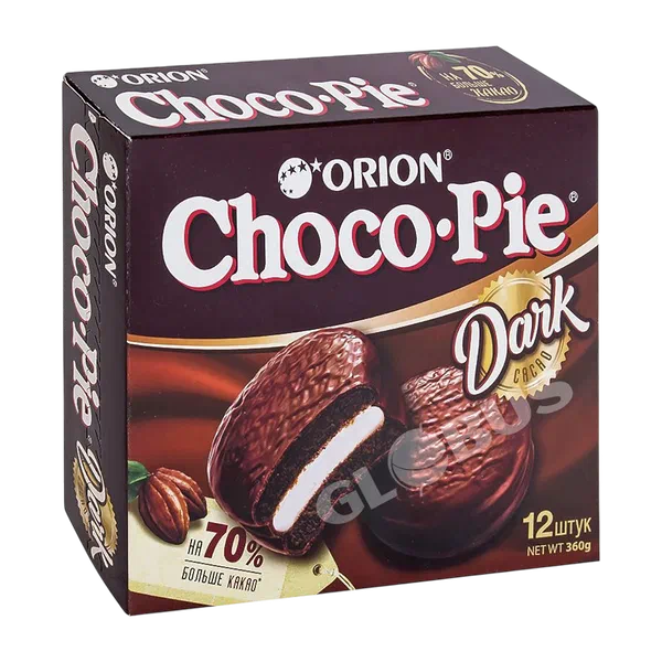 Печенье Orion Choco pie Dark 12шт 360г