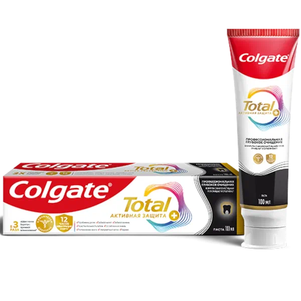 Colgate Total12 Древесный уголь тиш пастасы 100мл