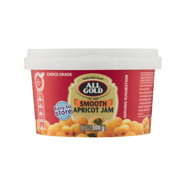 All Gold Apricot Jam Tub 300g