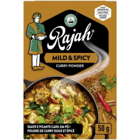 Rajah Mild And Spicy Curry Powder 50g