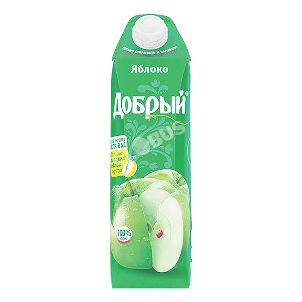 Нектар Добрый Яблоко осветл 1л т/п Россия 12