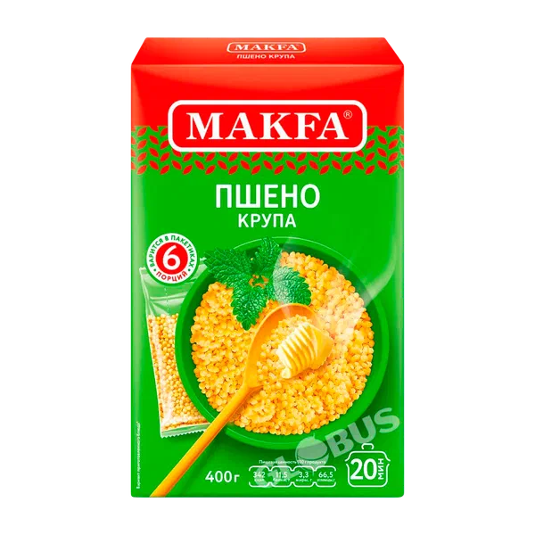 Пшено Макфа шлифован. 400г кор