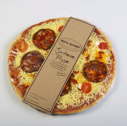 Pasta Factory Pepperoni, Caramelised Onion & Feta Pizza